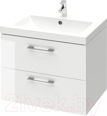 Тумба с умывальником Cersanit Lara 60 (белый)