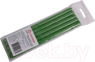 Клеевые стержни Калибр 120814 (5шт, зеленый)