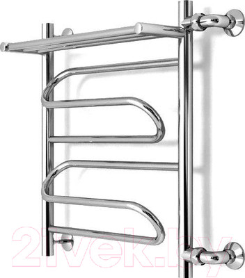 Полотенцесушитель водяной GRANULA Браво 50x60 с полкой (боковое подключение, правое)