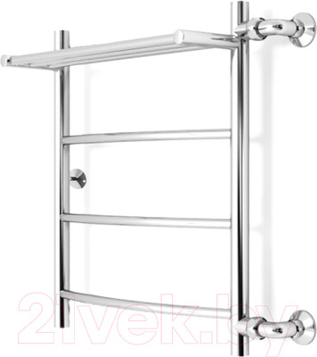 Полотенцесушитель водяной GRANULA Классик 50x60 с полкой (боковое подключение, правое)