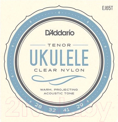 Струны для укулеле D'Addario EJ65T