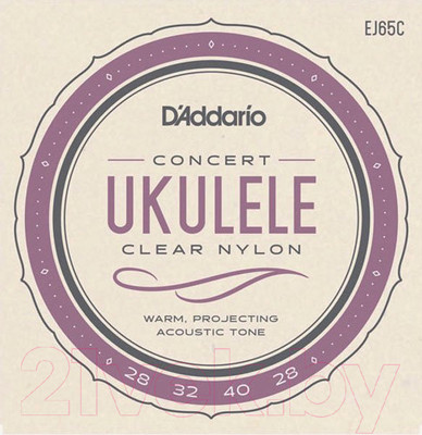 Струны для укулеле D'Addario EJ65C