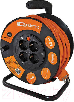 Удлинитель на катушке TDM SQ1301-0534