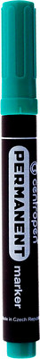 Маркер перманентный Centropen 2.5мм / 8566 0110 (зеленый)