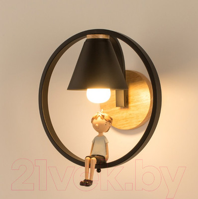 Бра Home Light Астерия B138-2-B (черный)