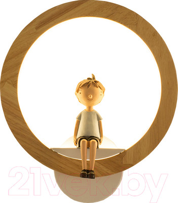 Бра Home Light Астерия C052-1 (дерево/белый)