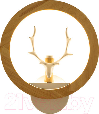 Светильник Home Light Астерия C052-8 (дерево/белый)