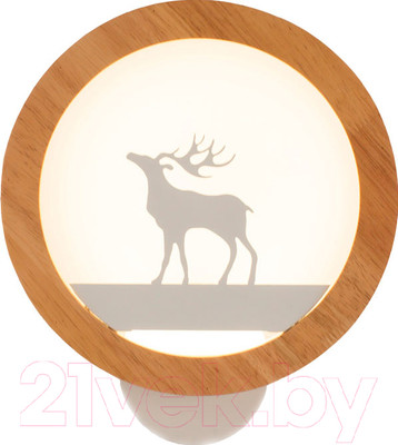 Бра Home Light Астерия C053-5 (дерево/белый)