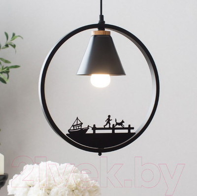 Потолочный светильник Home Light Астерия A044-1-B (черный)