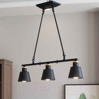 Люстра Home Light Астерия A070-3 (черный)