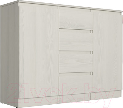 Тумба Евва Турин ТР-2D4S/YA-S (ясень снежный)