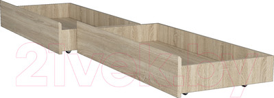 Комплект ящиков под кровать Евва Турин ТР-1-Sб/S (дуб сонома)