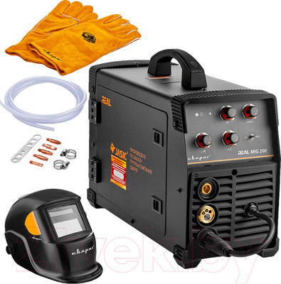 Инвертор сварочный Сварог Real MIG 200 N24002N (95883, черный)