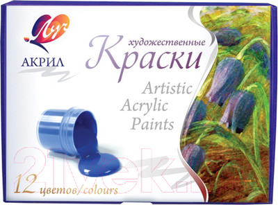 Акриловые краски ЛУЧ Художественные / 22С 1409-08 (12цв)