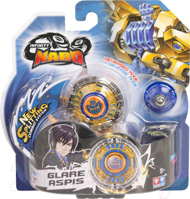 Игрушка детская Infinity Nado Волчок Стандарт Glare Aspis / 36049