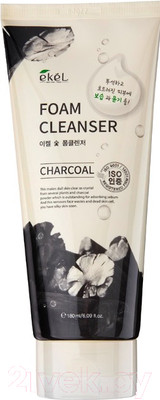 Пенка для умывания Ekel Charcoal Foam Cleanser с древесным углем (180мл)