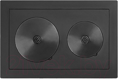 Плита для печи Везувий Усиленная двухконфорочная 5В