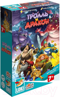 Настольная игра GaGa Тролль и Дракон / GG176