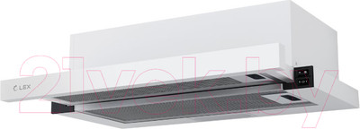 Вытяжка телескопическая Lex Hubble 2M 600 / CHAT000080 (белый)