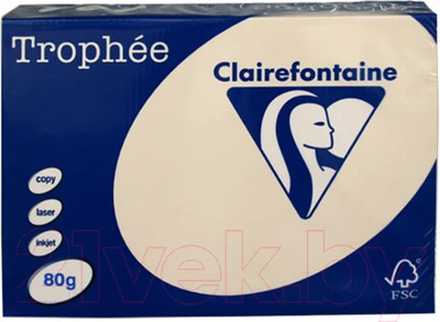 Бумага Trophee A4 80г/м 500л / 1871C (кремовый)
