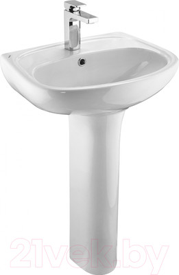 Умывальник Santek Анимо 50 (с отверстием и пьедесталом)