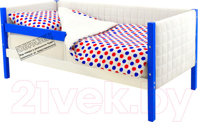 Кровать-тахта детская Бельмарко Svogen / 753 (синий/белый)