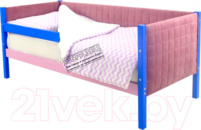 Кровать-тахта детская Бельмарко Svogen / 754 (синий/лаванда)