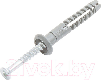 Дюбель-гвоздь ЕКТ Цилиндр 8x45 / VZ011265 (100шт, полипропилен)