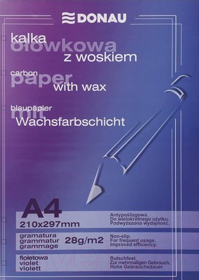 Бумага копировальная Donau 1923100PL-23 (фиолетовый)