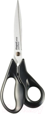 Ножницы канцелярские Maped Advanced Green / 499110 (21см, черный)