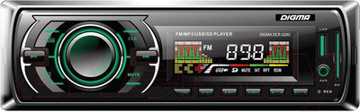 Бездисковая автомагнитола Digma DCR-320MC