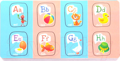 Развивающая игрушка Paremo Вкладыши. Алфавит английский с картинками / PE720-171