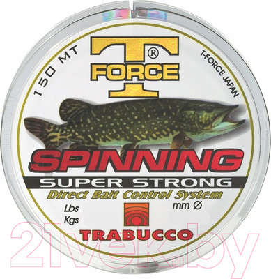 Леска монофильная Trabucco T-Force Spinning Pike 0.18мм 150м / 053-55-180