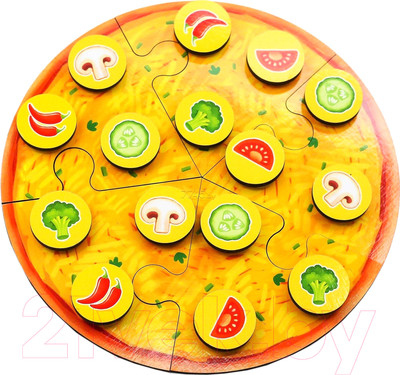 Развивающая игрушка Paremo Собери пиццу вегетарианскую / PE720-58