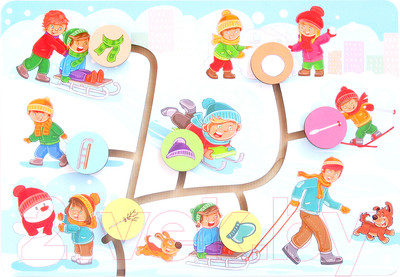 Сортер Paremo Сортер-лабиринт. Зимний отдых / PE720-146