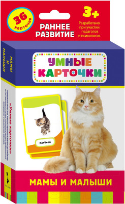 Развивающие карточки Росмэн Мамы и малыши (Кочеткова А.Н.)