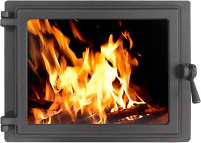 Дверца каминная Этна Панорама (левая)