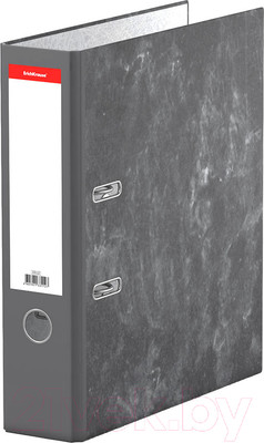 Папка-регистратор Erich Krause Economy мрамор / 33112 (серый)