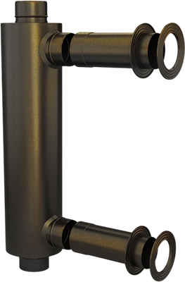 Теплообменник на трубу дымохода ТМФ ф115 1/0.5мм 1м н/ст 3чб / 57300