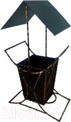 Урна уличная Станкоинструмент № 2 с крышей