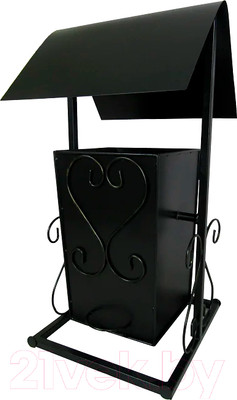 Урна уличная Станкоинструмент № 5 с крышей