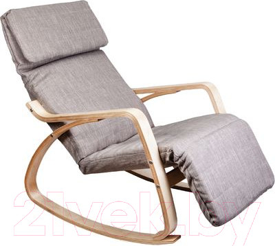 Кресло-качалка AksHome Smart (ткань серый)