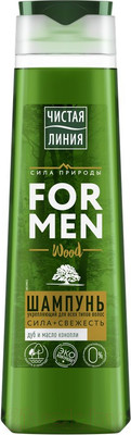 Шампунь для волос Чистая Линия Укрепляющий Для мужчин (400мл)