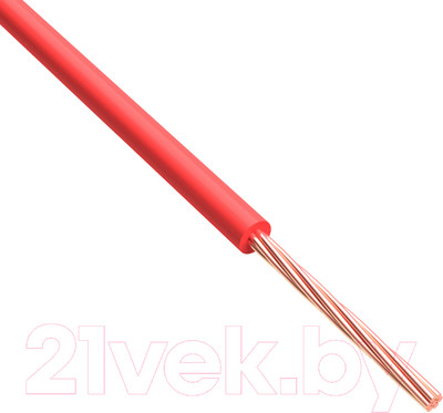 Кабель силовой монтажный Rexant 01-6514 (100м, красный)