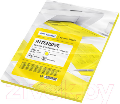 Бумага OfficeSpace 245182 (50л, интенсив желтый)
