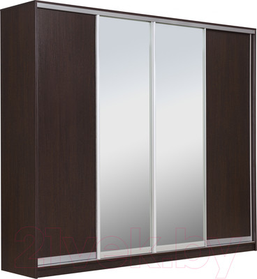 Шкаф-купе Рэйгрупп 272 VVX Elgon РГ-14.02 (венге/венге/хром)