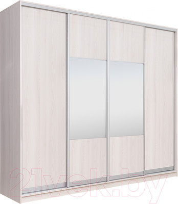 Шкаф-купе Рэйгрупп 272 YYX Elgon РГ-14.05 (ясень снежный/ясень снежный/хром)