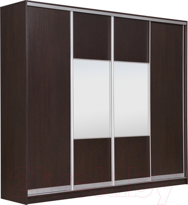 Шкаф-купе Рэйгрупп 272 VVX Elgon РГ-14.05 (венге/венге/хром)