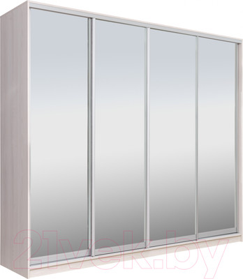 Шкаф-купе Рэйгрупп 272 YYX Elgon РГ-14.04 (ясень снежный/ясень снежный/хром)