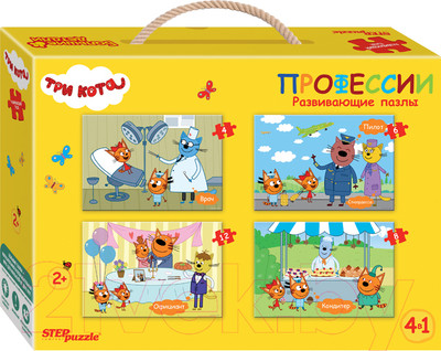 Набор пазлов Step Puzzle Три кота / 70161
